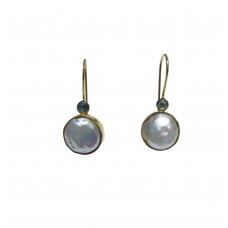 Gold Plated Baroque Pearl Earring